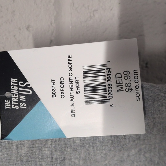 Girl's Soffe Black and Gray Athletic Shorts Set Of 3 Size Medium 8-10 NWT Cheer - Picture 3 of 5